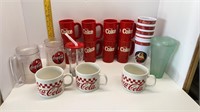 20PC COCA-COLA MUGS & CUPS