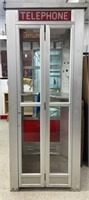 Vintage Telephone Booth (33.5"W x 33.5"D x