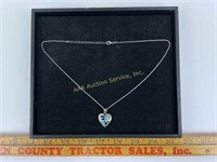 Navajo sterling necklace signed BY 4.2 grams