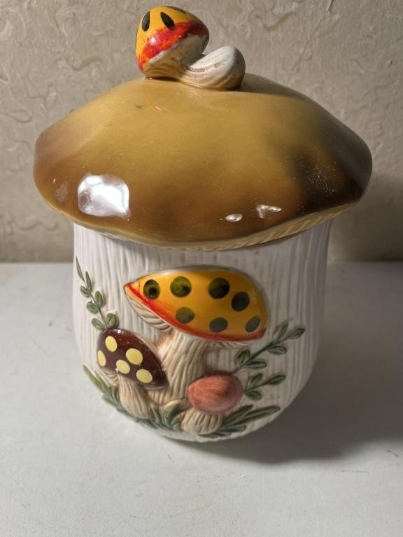 Sears Roebuck Mushroom Canister 1982