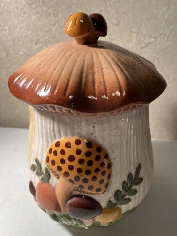 Mushroom Cookie Jar