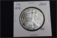 2005 American Silver Eagle 1oz .999 Silver