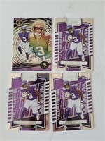 Jordan Addison RC Lot of 4