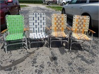 (4) Lawn Chairs