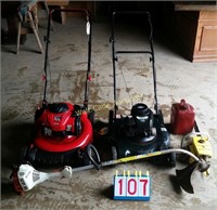 Lawn Equipment-2 Pushmowers (1) Troybilt