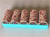 100 Red Dragon 1 Million "Rush Hour 2" Chips