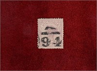 VICTORIA USED 2 PENCE QV STAMP WITH CANCEL 94