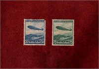 GERMANY MINT 1936 HINDENBURG AIRMAIL STAMPS -note