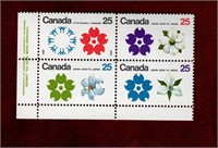 CANADA MNH EXPO '70 PLATE BLOCK STAMPS # 511a