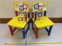 Child's Chairs & Book Ends