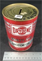 Antique Drydene Motor Oil Can Bank