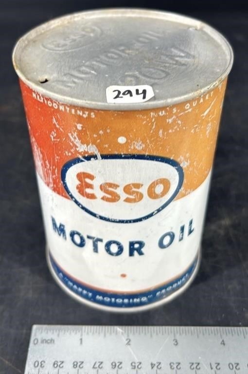 Antique Esso Motoroil Can