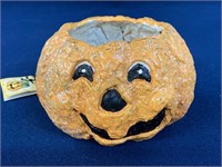 Paper Mache’? Jack O Lantern Candy holder with
