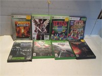 LARGE LOT ASSORTED XBOX 360, PS2  GAMES