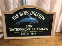 The blue dolphin