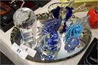 6PC COLLECTION OF MURANO & OTHER PAPER WEIGHTS