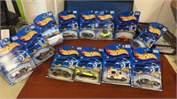 12 Hot Wheels New on card this lot includes 1-4