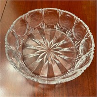 Vintage Cut Crystal Bowl. 6 1/2" round.