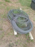 Several rolls of guidewire