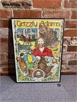 Grizzley Adams Hand Colored Poster
