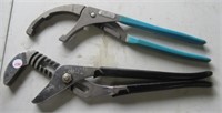 Craftsman adjustable pliers and Channel Lock No.