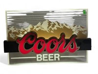 Vintage Coors Beer Edgelight Sign, 1987 T.A.