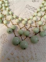 Light Green Round Ball Necklace