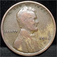 1914-S Lincoln Wheat Cent Nice