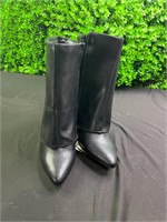 Women's Rue Dress Boots - A New Day Black 6.5