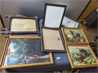 Lot of Older Frames & Pictures