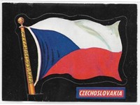 1970 OPC Flags of the World #19 Czechoslovakia