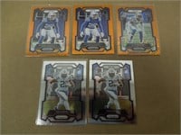 GROUP OF 5 PANINI FOOTBALL CARDS COLTS BRENTS RC