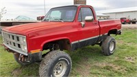 1982 GMC single cab regular bed pick up runs and