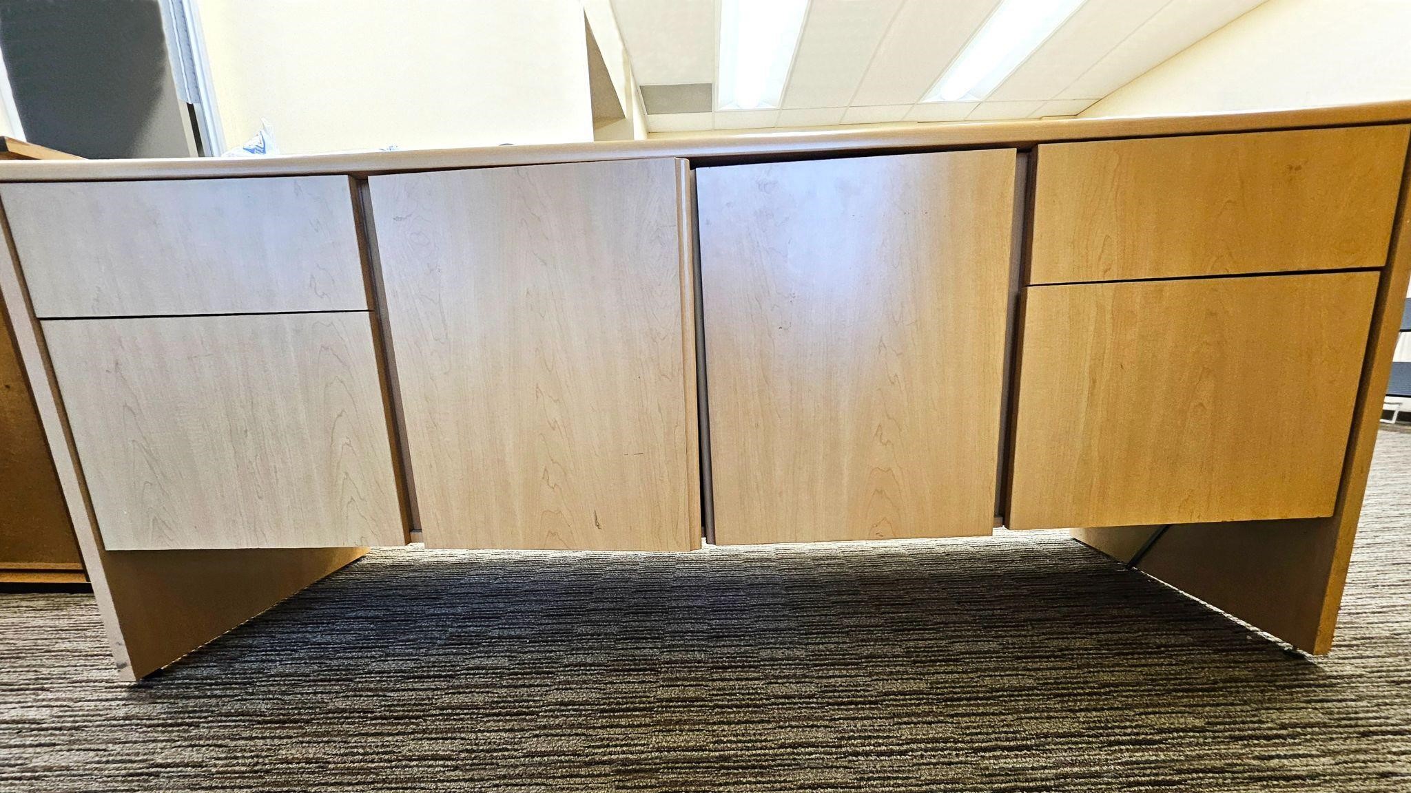 Office Storage Credenza, Wood