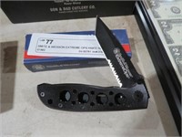 SMITH & WESSON EXTREME OPS KNIFE NEW IN BOX