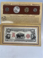 Lewis and Clark coinage and Currency set
