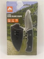 7” Ozark Trail Fixed Blade Knife With Sheath