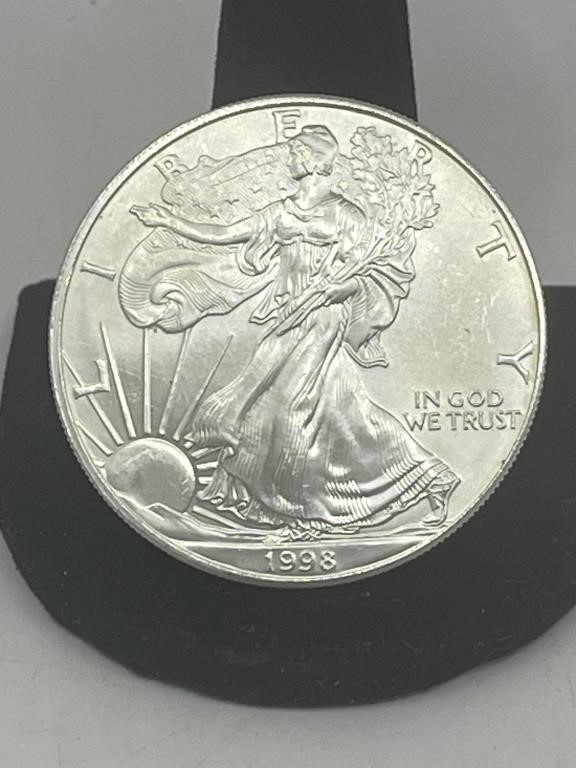 1998 Silver Eagle 1 Ounce Fine Silver