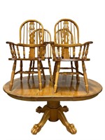 Walter of Wabash Oak Dinning Table & Chairs