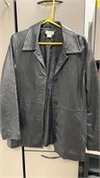 Size Med Brooks Bros Leather Suit Coat