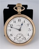Antique Elgin Father Time Model 7 Pocket Watch