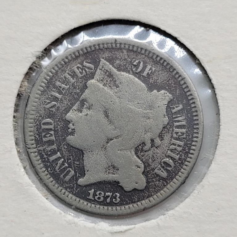 1873 3 CENT NICKEL