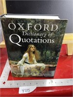 Oxford dictionary of quotations