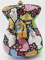 Katherine Baumann Stained Glass "Money Bag" Purse