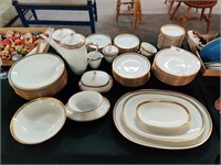 Place setting for 8 German china