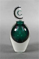 CORREIA ART GLASS PERFUME EMERALD