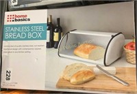 Home Basics Stainless Steel Bread Box