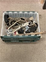 Container of Misc Horse Items