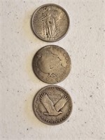 1910 BARBER QUARTER-1917-1928 STANDING LIBERTY