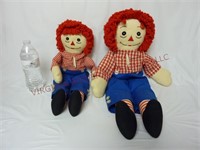 Raggedy Andy Dolls ~ 18" & 24" ~ Stitched Faces